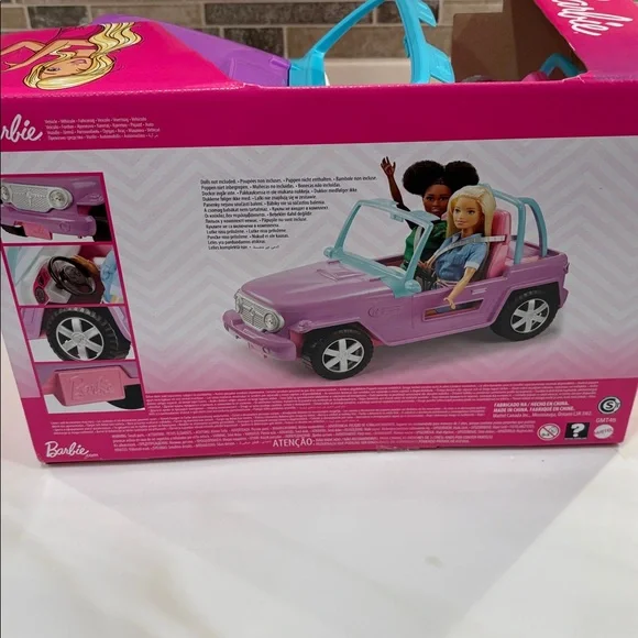 Barbie Pink Convertible Jeep with Accents - Picture 5 of 6